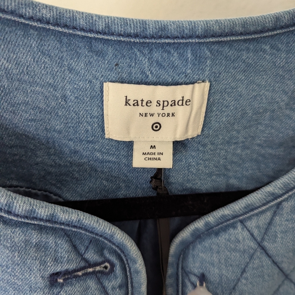 NWT Kate Spade x Target Quilted Denim Jacket - Picture 6 of 7